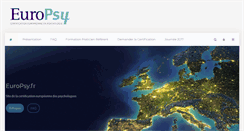Desktop Screenshot of europsy.fr