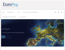 Tablet Screenshot of europsy.fr